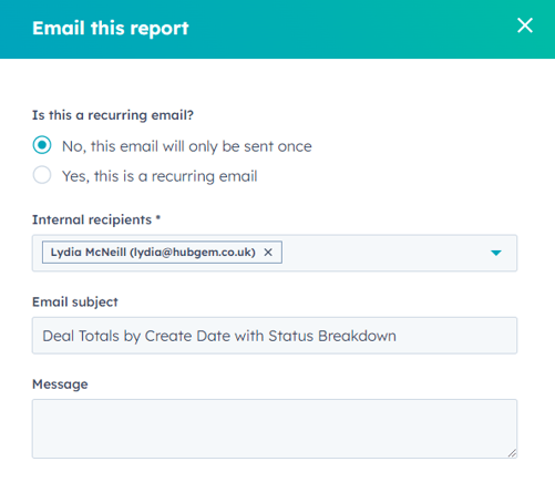 Email this report