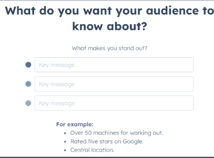 audience to know about