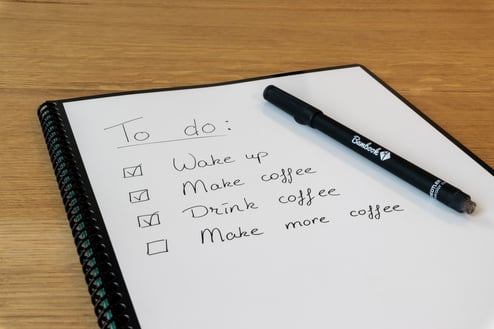 Wellbeing post to-do list