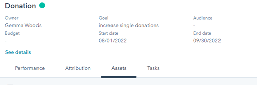donation campaign example 1