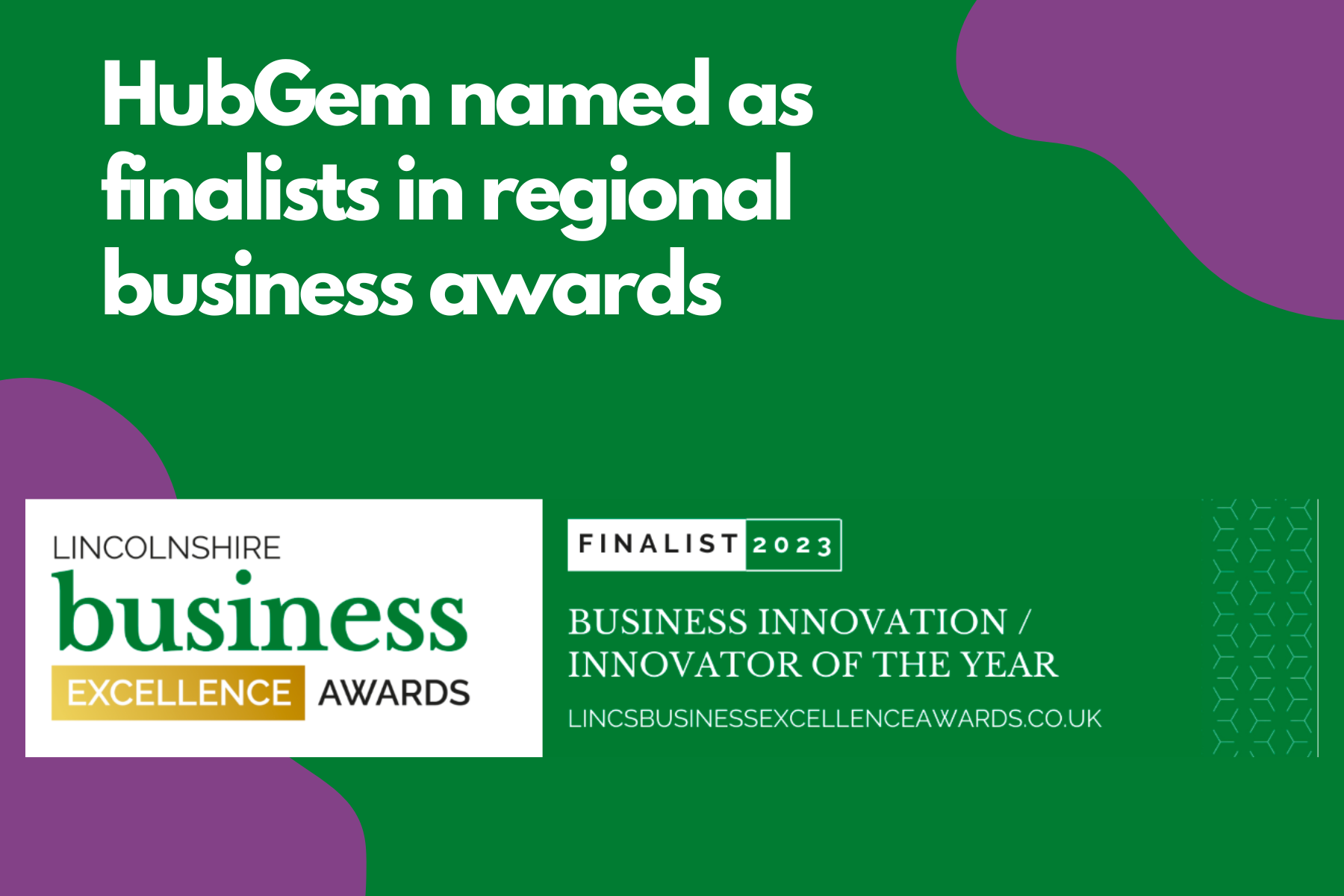 HubGem finalists in Business Innovation award